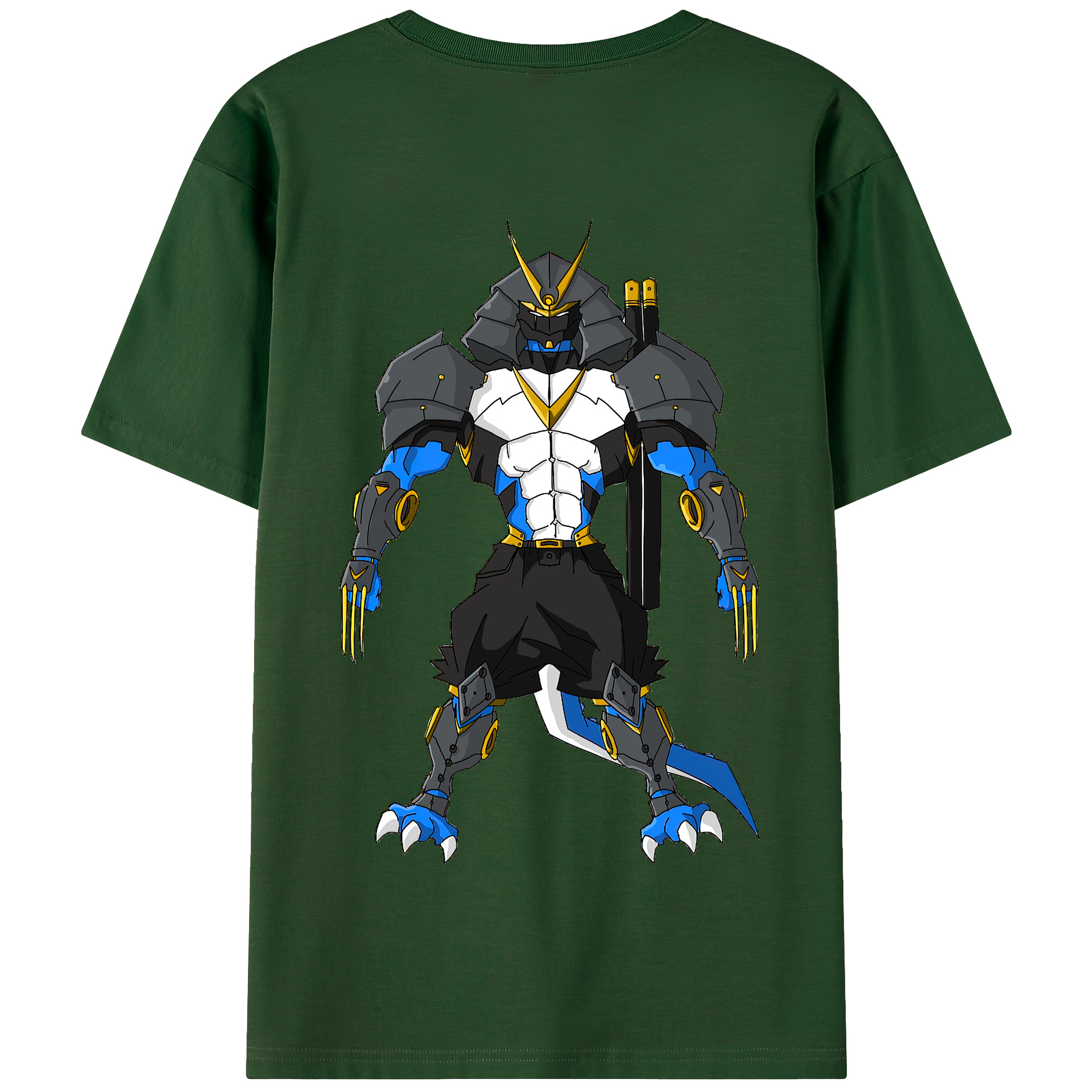 （画像用） Digimon デジタルモンスター/デジモン 綿100％半袖Tシャツ（背面プリント）